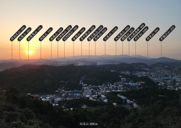 360度視野觀景小百岳-基隆紅淡山2996423