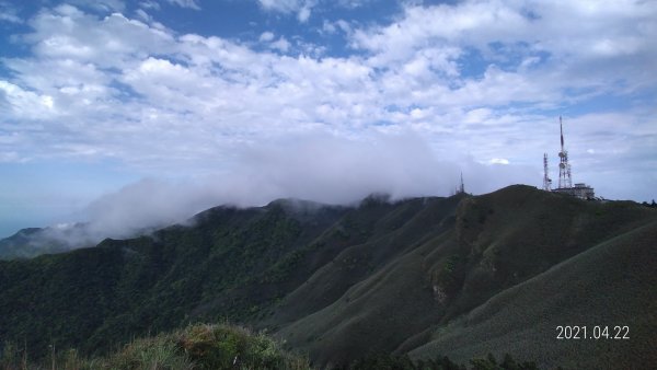 陽明山再見雲瀑觀音圈+月亮同框&夕陽4/22&241359273