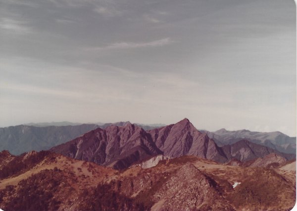 南湖群峰及中央尖山(民國72年)716227