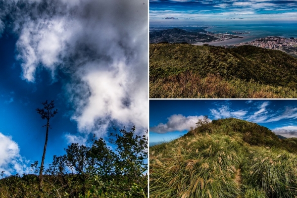 【台北北投】烈日灼身．面天向天大屯西峰