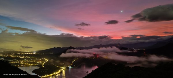 跟著雲海達人山友追雲趣 - 俯瞰石門水庫賞月圓星空夜景&霞光火燒雲9/2 & 232269657