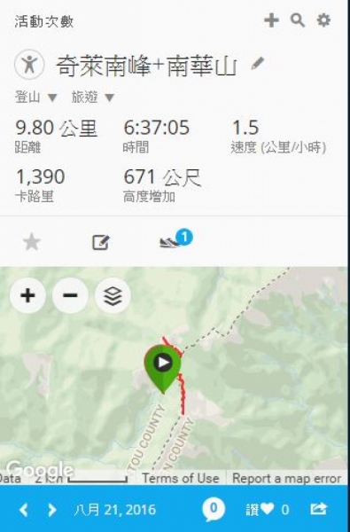 百岳初體驗之奇萊南華69705