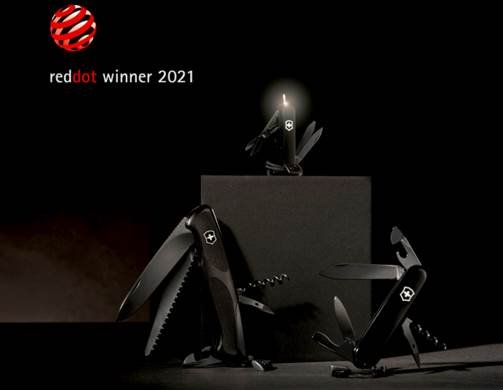 【新聞】VICTORINOX ONYX BLACK 瑞士軍刀 贏得2021年產品設計類紅點設計大獎