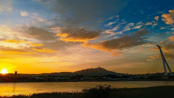 社子橋&觀音山夕陽火燒雲10/252635731