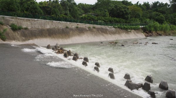 《南投》颱風過後｜竹山下坪吊橋河岸步道202407272559825