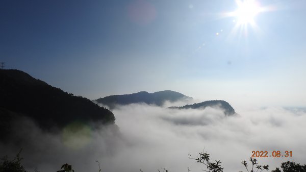 縮時攝影雲山水 - 新店四十份(翡翠水庫壩頂)雲海 8/31