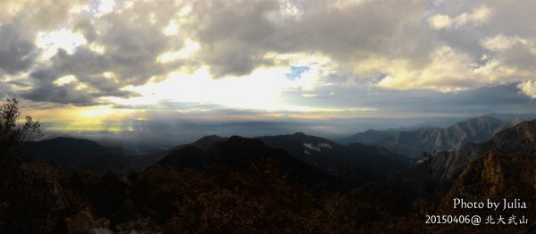 北大武山 雨後的夕陽雲海與日出879107