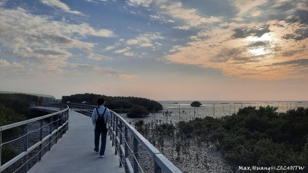 《彰化》海空夕陽｜芳苑海空步道濕地紅樹林202401072397729