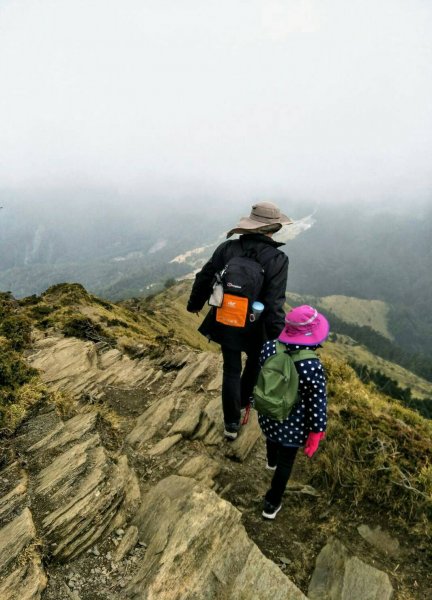 小一女兒人生的第一座百岳~合歡山北峰