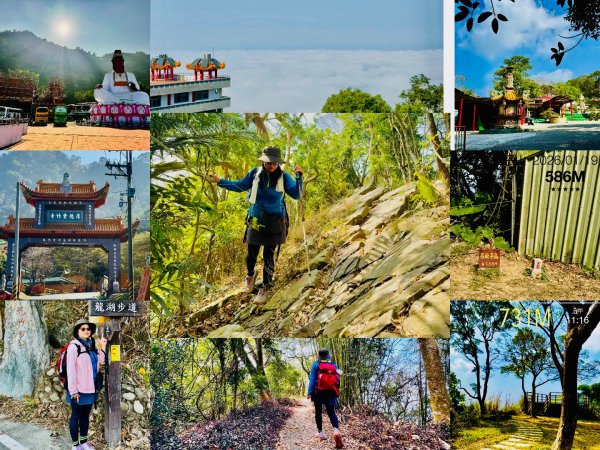烏山縱走中段:龍湖寺-金光山財神廟-縱走石松子山