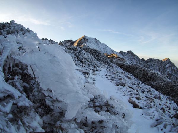 雪季 圓峰山屋 三叉峰229816