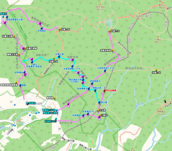 ✅橫斷第四段/橫斷東線-興福寮新稜山徑至向天山南峰 (更新路條112.全段修徑開通)2382473