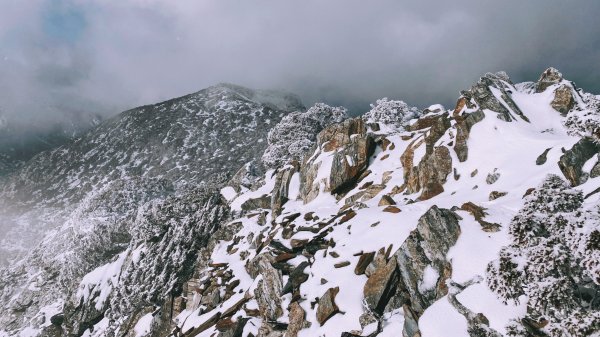 八大秀雪攀初體驗，銀白色中央山脈2414007