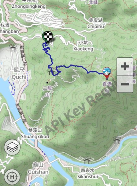 屈尺永福路…四份子產業道路…直潭山…原路折返2591254