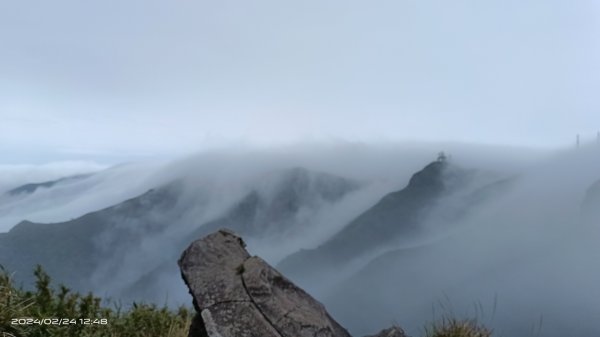 小觀音西峰雲海&雲瀑&霧虹觀音圈&夕陽，2/24元宵節快樂 ！2435946