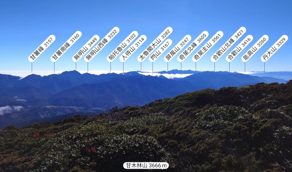 雪山黑森林直上甘木林山登雪主雪南過志佳陽下馬武霸兩日C型2758174