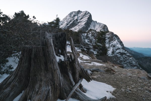 【玉山】主峰北峰二日，臺灣第一高峰雪季最美角度1881263