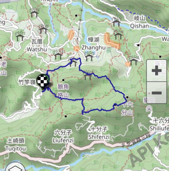 肆方巖…四面頭山…十六分山…鵝角格山2426146