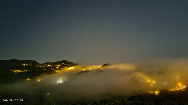 北宜郊山之濫觴 #琉璃光雲瀑 #琉璃光雲海 #雲海流瀑 #月落 #日出 #觀音圈2599219