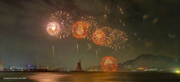 Happy New Year 2024 漁人碼頭跨年焰火 （手機手持拍攝）2390873