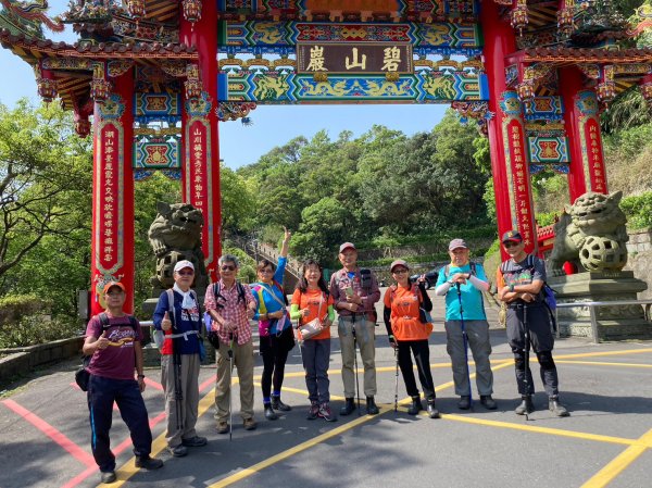 【臺北大縱走5】碧湖公園→碧山巖→忠勇山越嶺步道→金龍產業道路→圓明寺、鄭成功廟步道→文間山→劍南路2121045