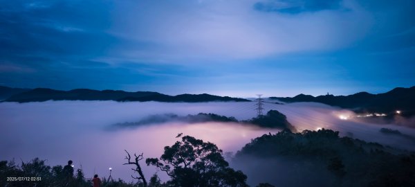 石碇趴趴走追雲趣 #石碇後山 #琉璃光 #月光雲海 #日出雲海 7/12&152834252