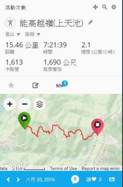 百岳初體驗之奇萊南華69706