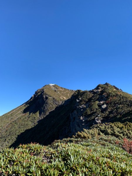 玉山主峰、玉山北峰湛藍大景739309