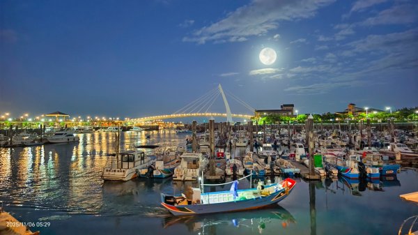 #漁人碼頭 #洲美河堤步道 #超級月亮 11/6封面