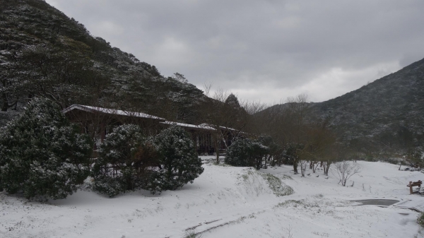 大屯主峰連峰步道，銀白世界的震撼28787