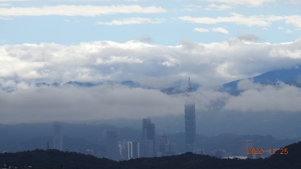 雲霧飄渺間的台北盆地&觀音山1926198