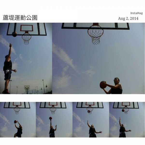 蘆洲堤防籃球公園