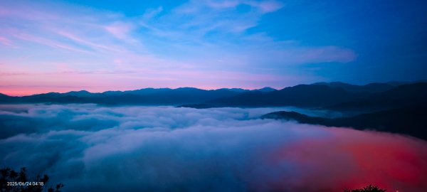 翡翠水庫壩頂 #火燒雲 #日出 #雲海 6/242820802