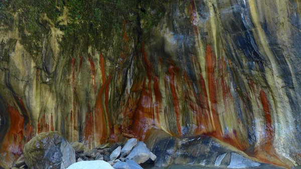 哈尤溪天然彩壁畫作565531