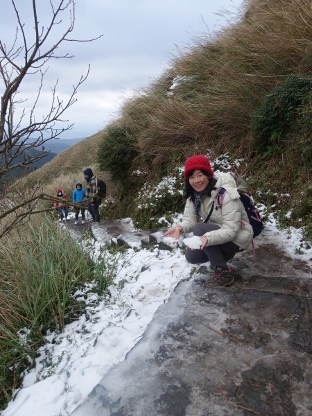 獨自勇敢。陽明山追雪成功1233772