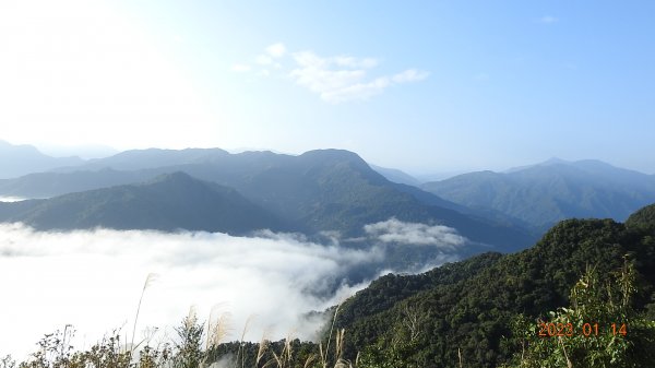 翡翠水庫壩頂/新店四十份公墓雲海+斜射光，個人在此最有層次最美的一次雲海1993141