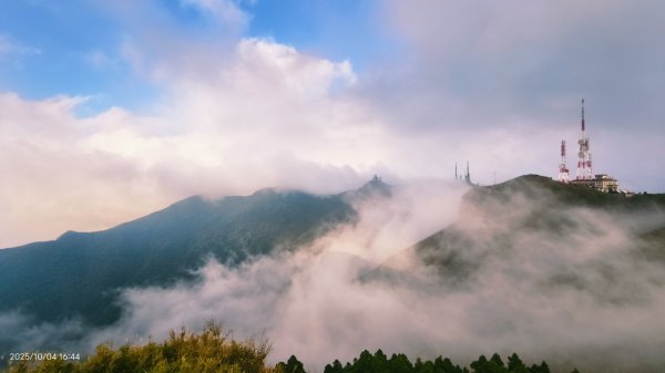 #小觀音山西峰 #雲海 #雲瀑 #觀音圈 #夕陽 #霞光 #月圓 10/5&6&42904195