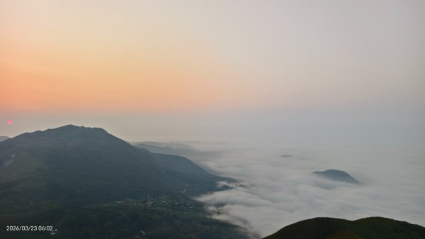 #大屯山 #日出 #雲海 #琉璃光 #橘咖啡 #吉野櫻 3/233020523