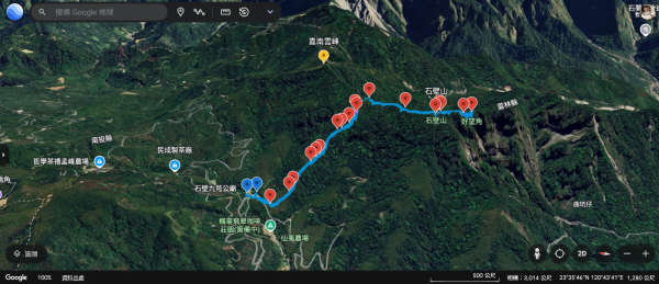 《雲林》望好望角｜石壁山嘉南雲峰步道(中側登山口）202506072805545