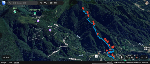 《台中》優美稜線｜橫嶺山自然步道（大雪山社區南登山口）202505312801448