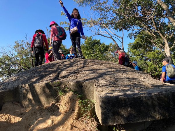 格物台→文間山→國姓山→鄭成功廟步道→金面山步道→論劍山→剪刀石山→採石場支線→金面山岩壁中繼岩台2403817