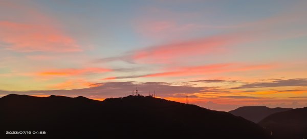 大屯山日出晨曦彩雲飛 7/19封面