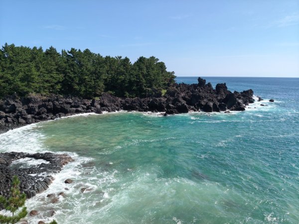 韓國濟州島：柱狀節理带2912140