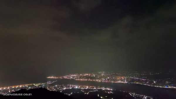 觀音山百萬夜景&日出，小觀音西峰彩色霧虹2/22&232433879