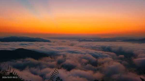 #石碇後山 #霞光 #日出 #紅蛋 #雲海 #赤腳蘭山 #670峰 10/13125442