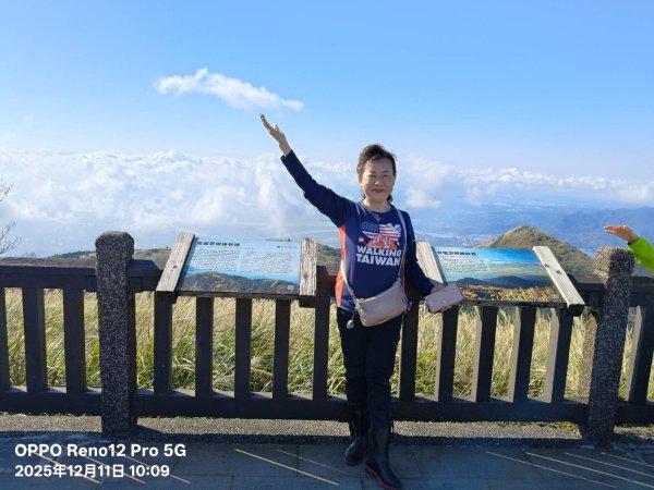 【臺北大縱走 2】【第二回合全程完成證書】鞍部→大屯山步道→大屯山主峰→大屯坪步道→二子坪步道2960317