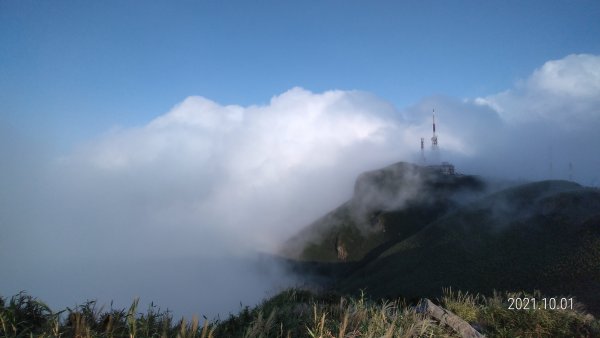 陽明山再見很滿意的雲瀑&觀音圈+夕陽，爽 !1475037