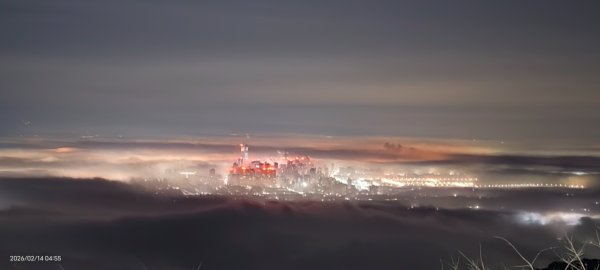 #觀音山 #月亮 #琉璃光 #雲海 #日出 #天空之城 2/14&152999654