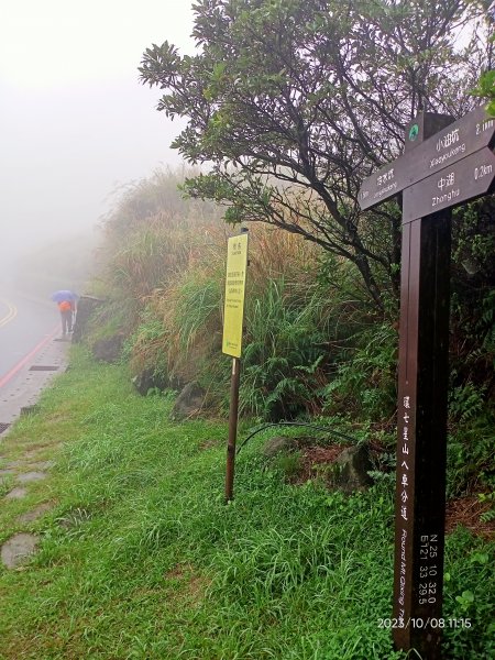 百拉卡公路人車分道、環七星山人車分道百拉卡公路入口站至冷水坑段、大港墘公園【走遍陽明山、健康大穀東】2307486