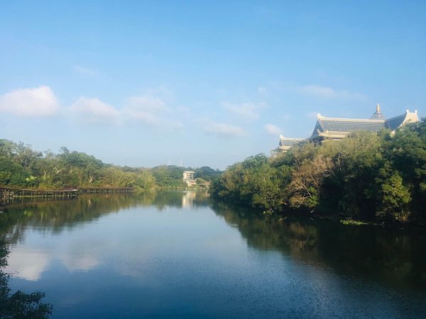 峨嵋環湖步道o走 峨嵋環湖步道、湖光山色、夕陽餘暉、吊橋遊艇、碼頭漁家1924398